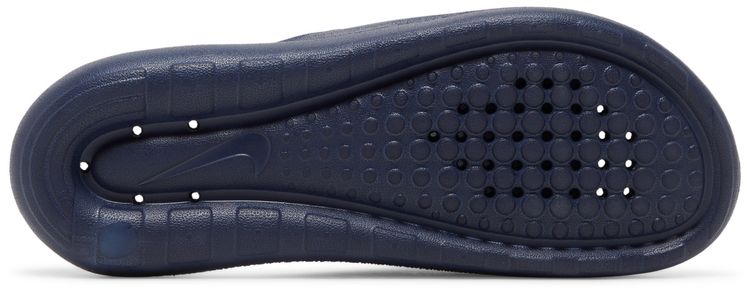 Nike Victori One Slide Polka Swoosh   Midnight Navy