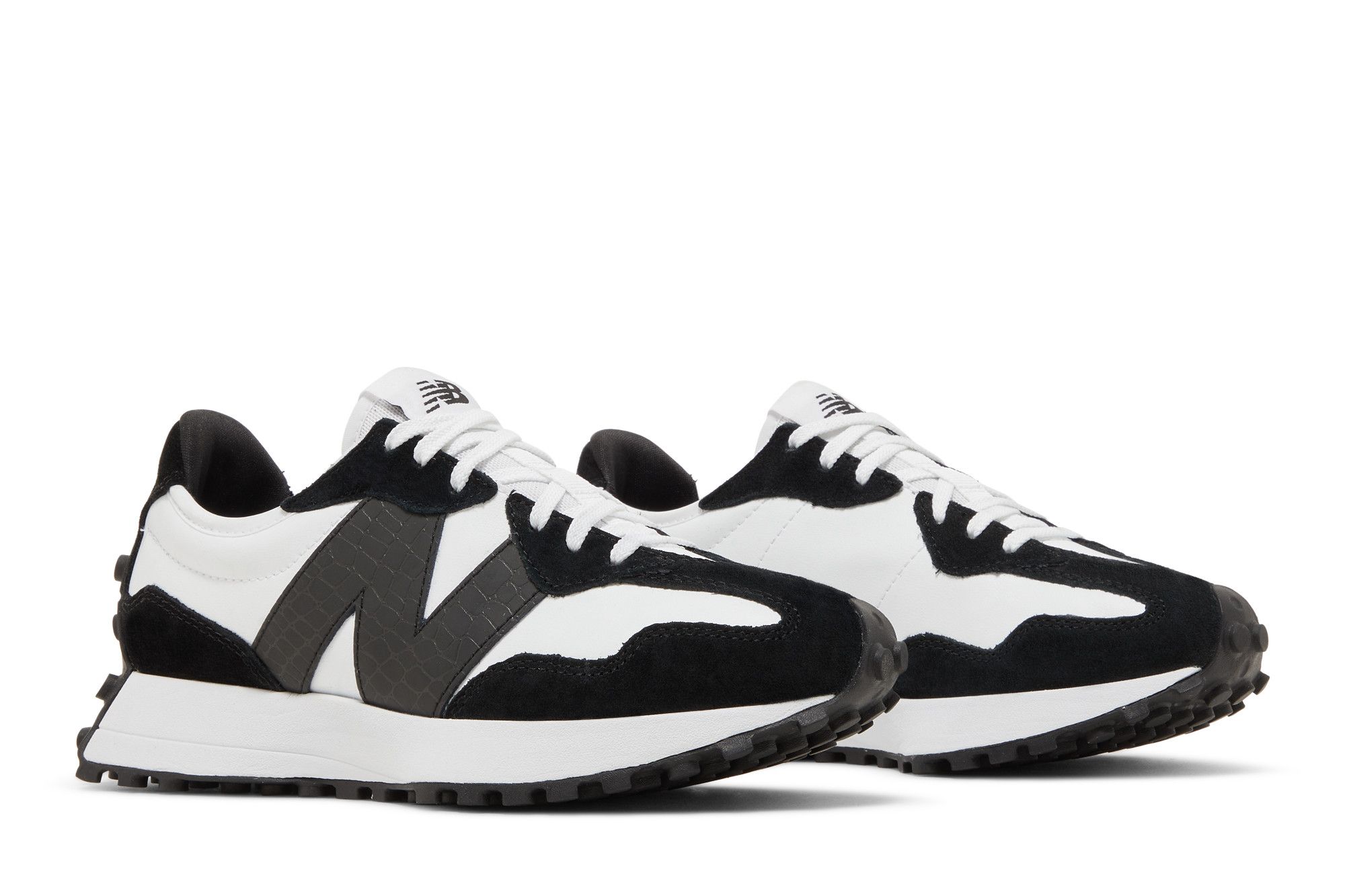 ブラックオアホワイト　200パック Buy New Balance Wmns 327 'Black White Crocodile' - WS327DW | GOAT