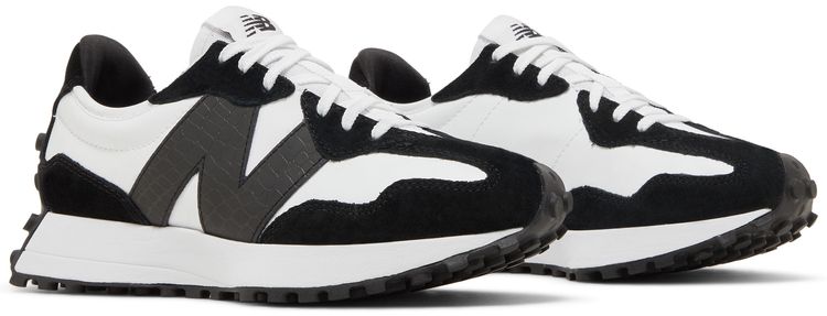Wmns 327 Black White Crocodile