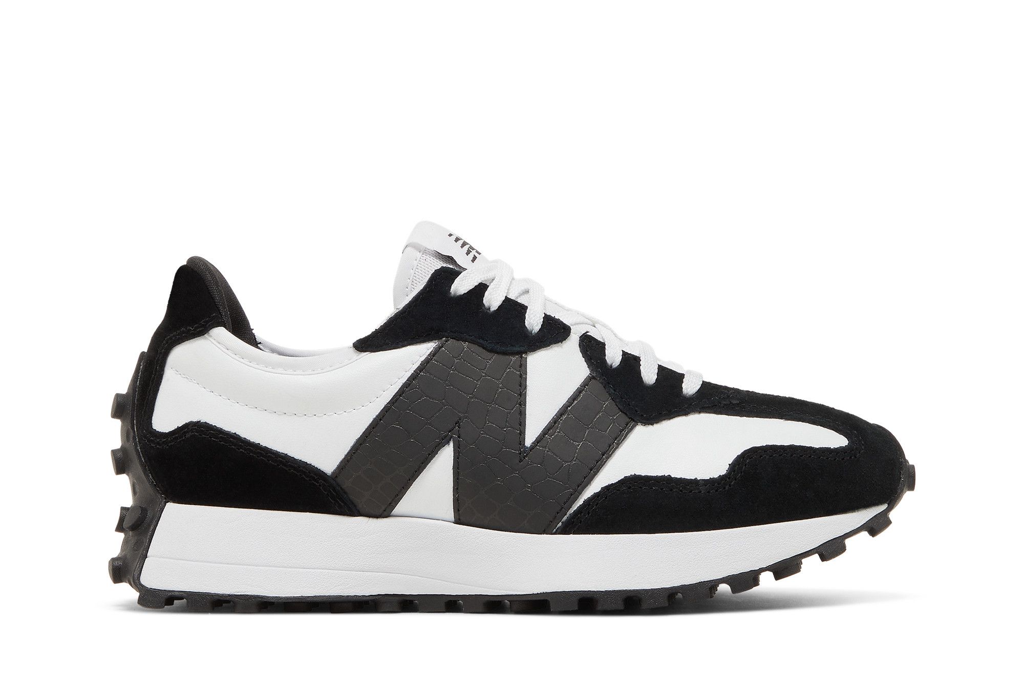 Buy Wmns 327 'Black White Crocodile' - WS327DW | GOAT