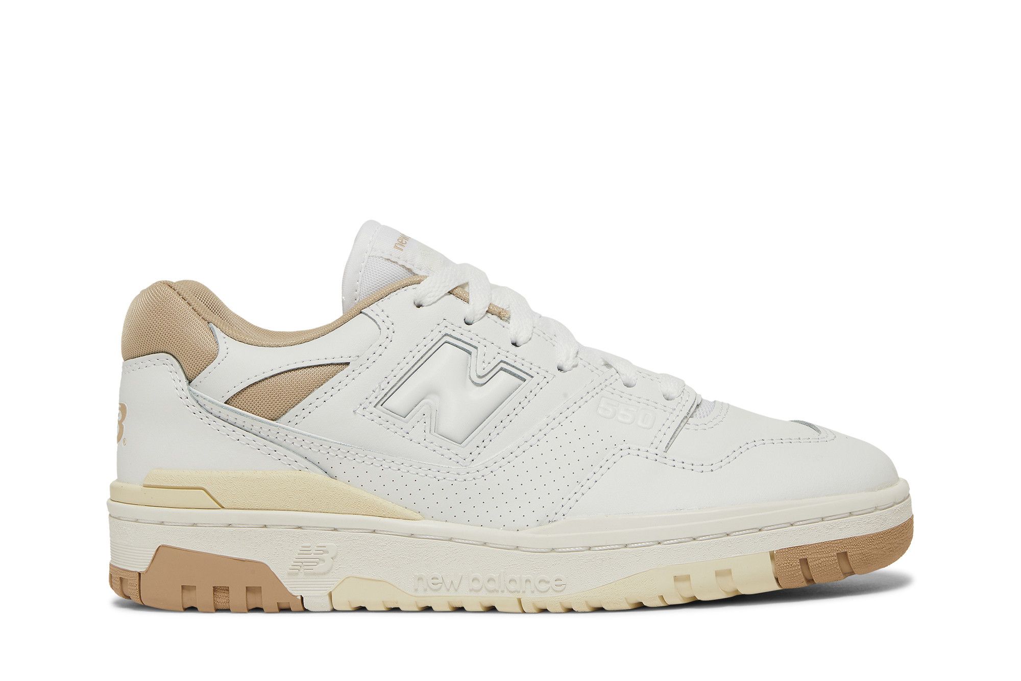 White and tan new balance new arrivals