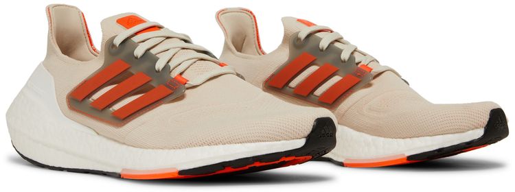 adidas Mens UltraBoost 22 Aluminium Impact Orange