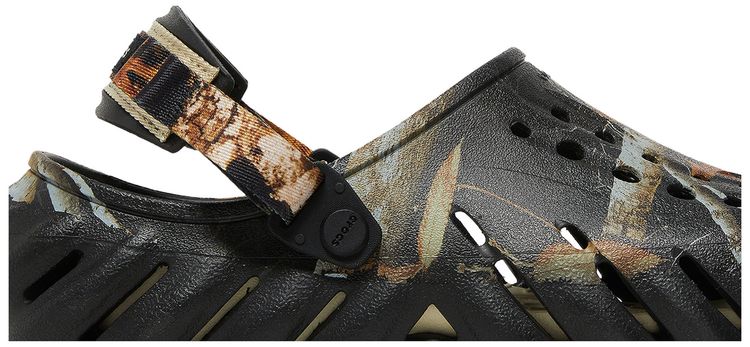 Realtree x Crocs Echo Clog Edge Camo   Black