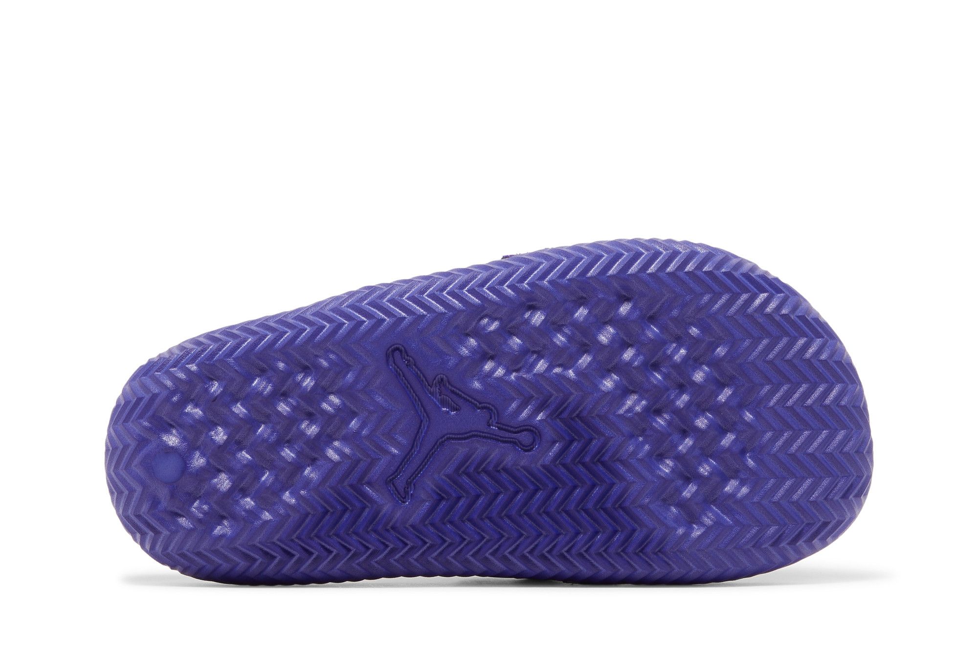 purple and black jordan slides