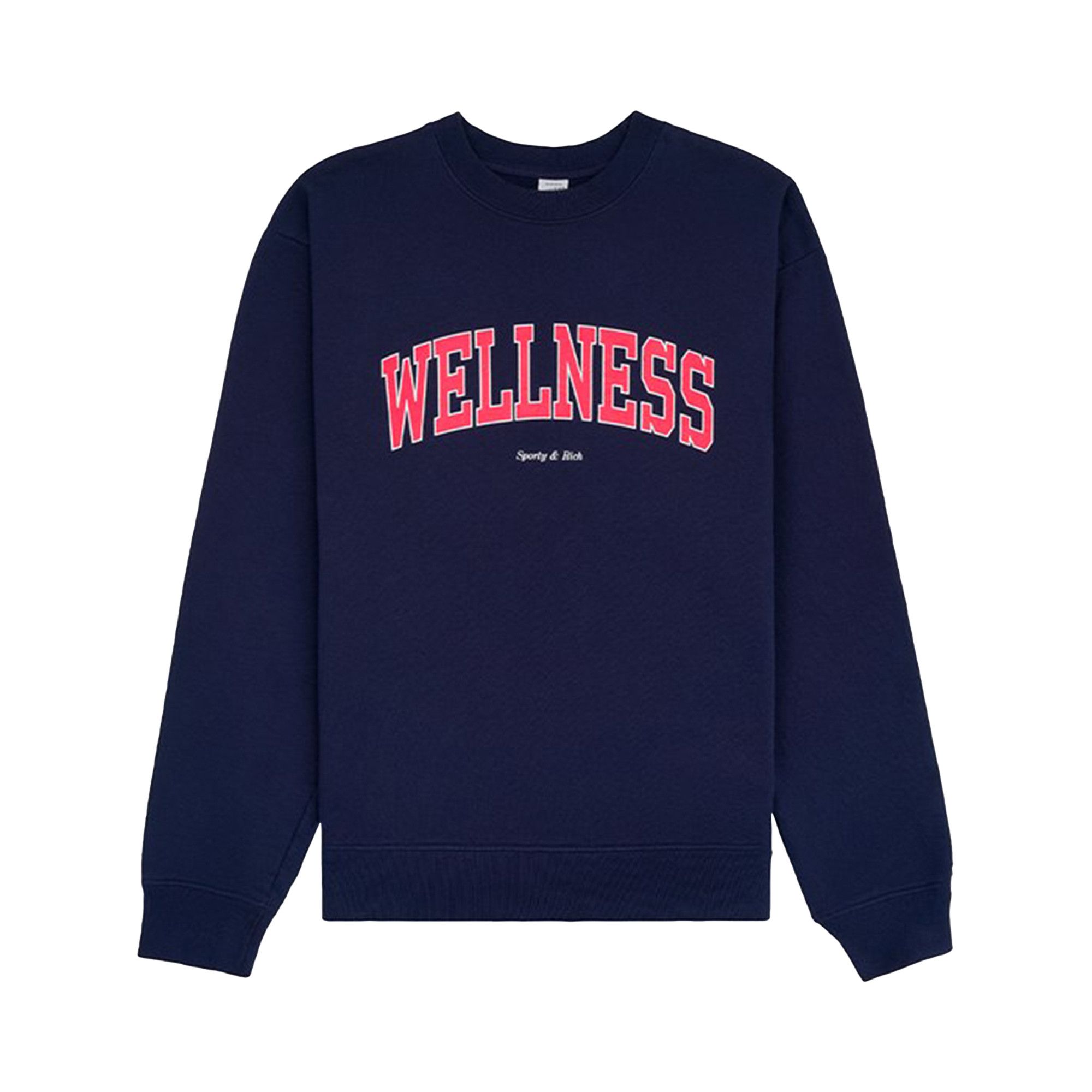 スウェット・トレーナー Sporty & Rich Wellness Ivy Man to Man Navy Sports Red CR662N Buy Sporty & Rich Wellness Ivy Crewneck 'Navy/Sports Red