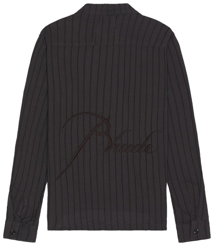 Rhude Slate Stripe Shirt Blue Stripe