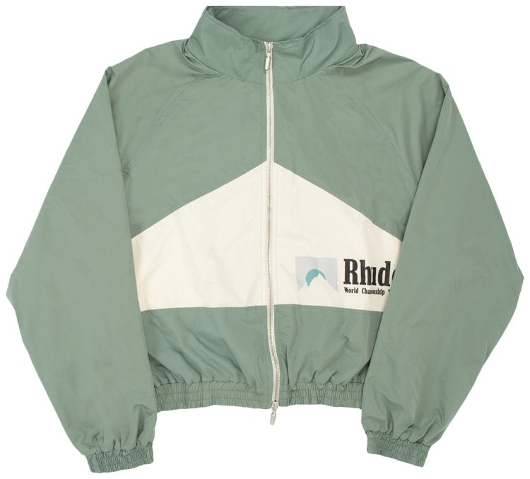 Rhude Senna Flight Jacket IvorySage