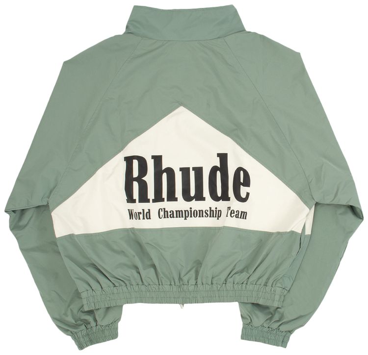 Rhude Senna Flight Jacket IvorySage