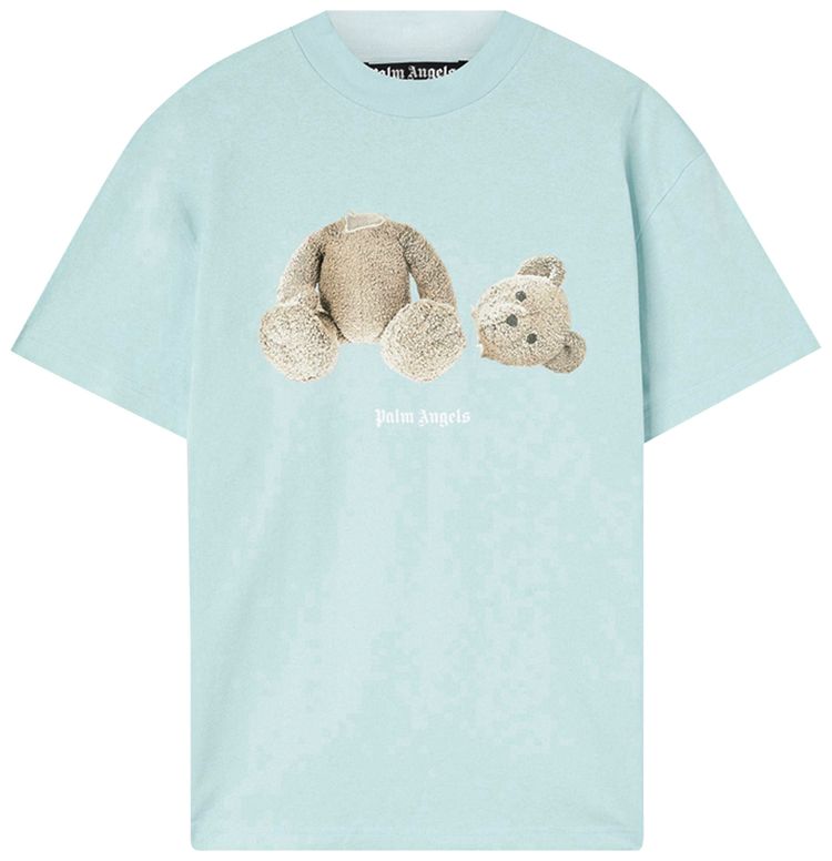 Palm Angels PA Bear Classic Tee Light BlueBrown