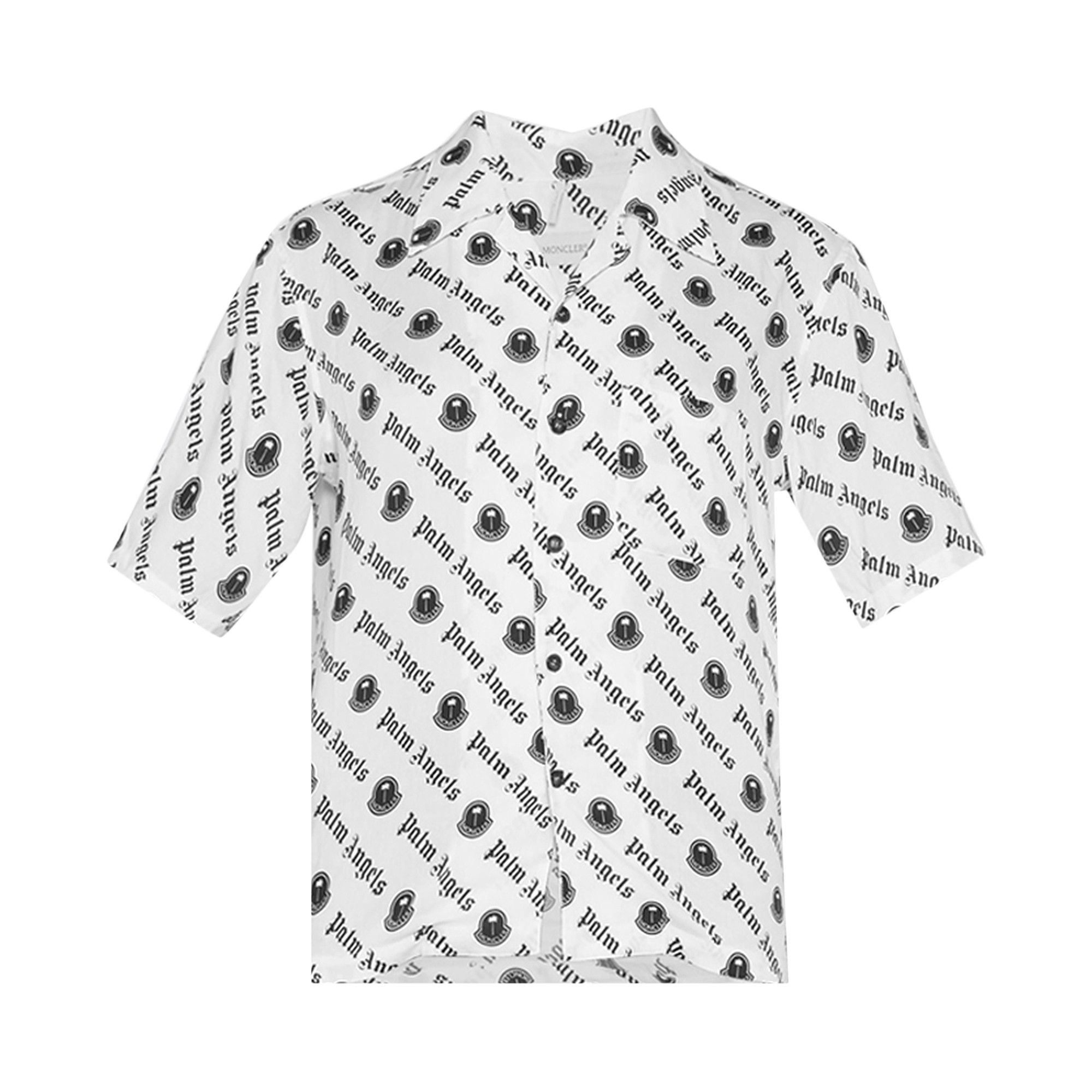 Buy Moncler Genius x Palm Angels Shirt 'White/Black