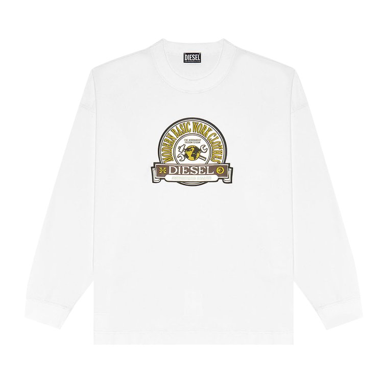 Diesel S-Patchy Sweatshirt 'White'