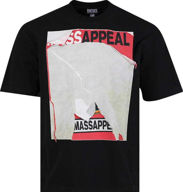 Diesel T-Wash F1 T-Shirt 'Black'