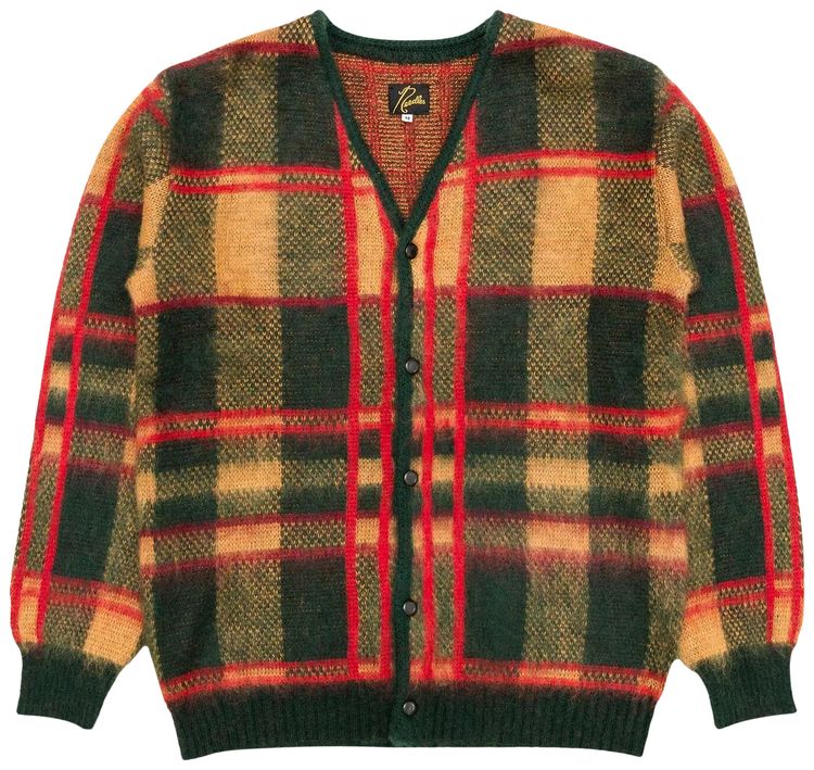 Needles Mohair Cardigan Green