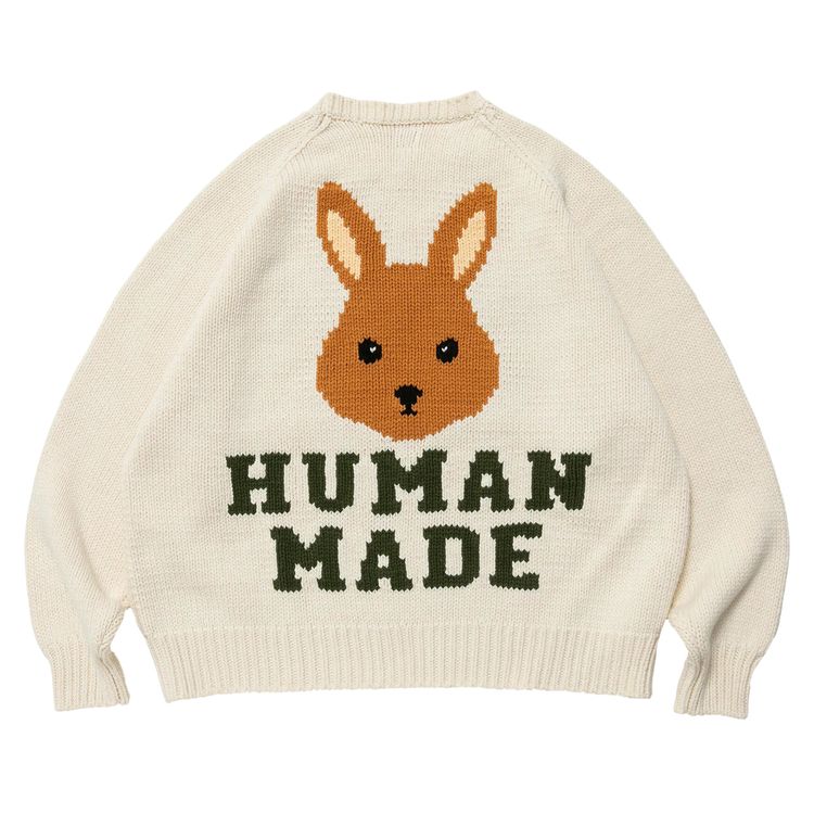 Human Made Raglan Knit Sweater White