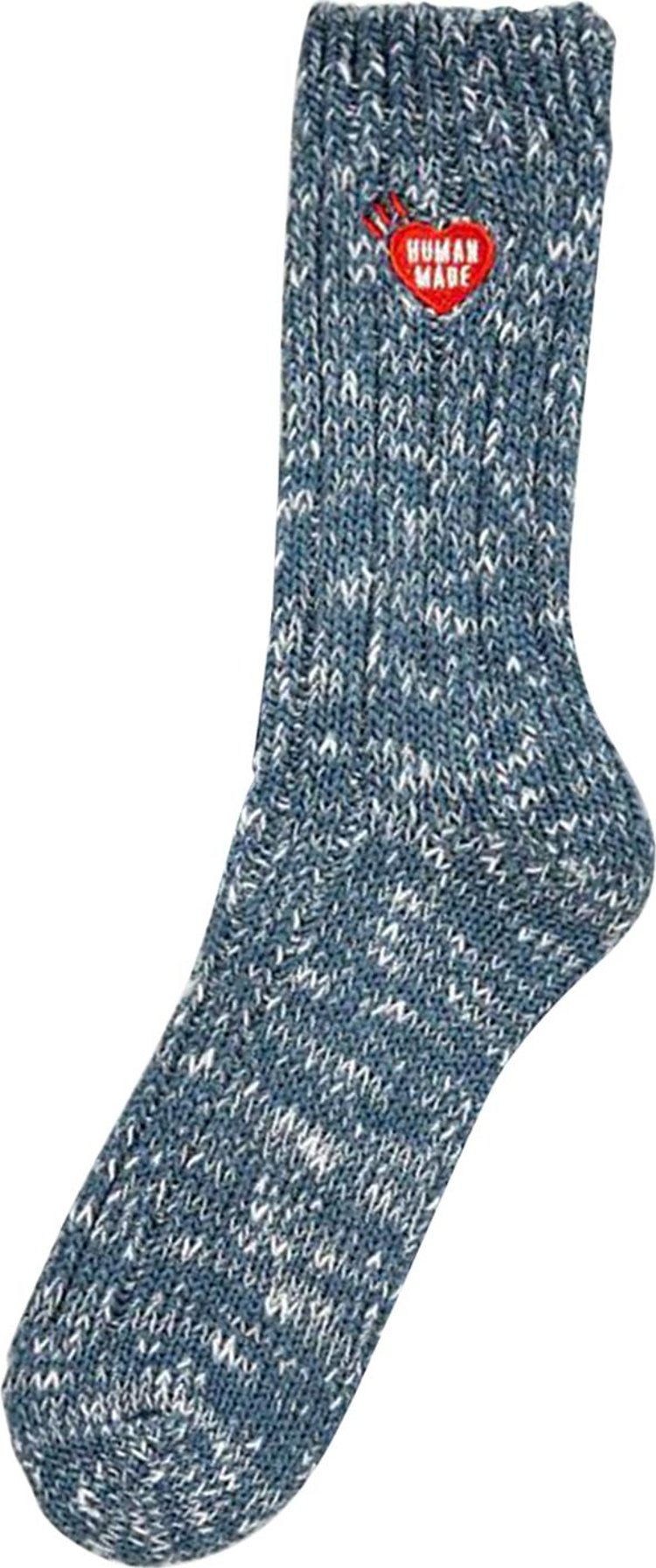 Human Made Low Gauge Rib Socks 'Blue'