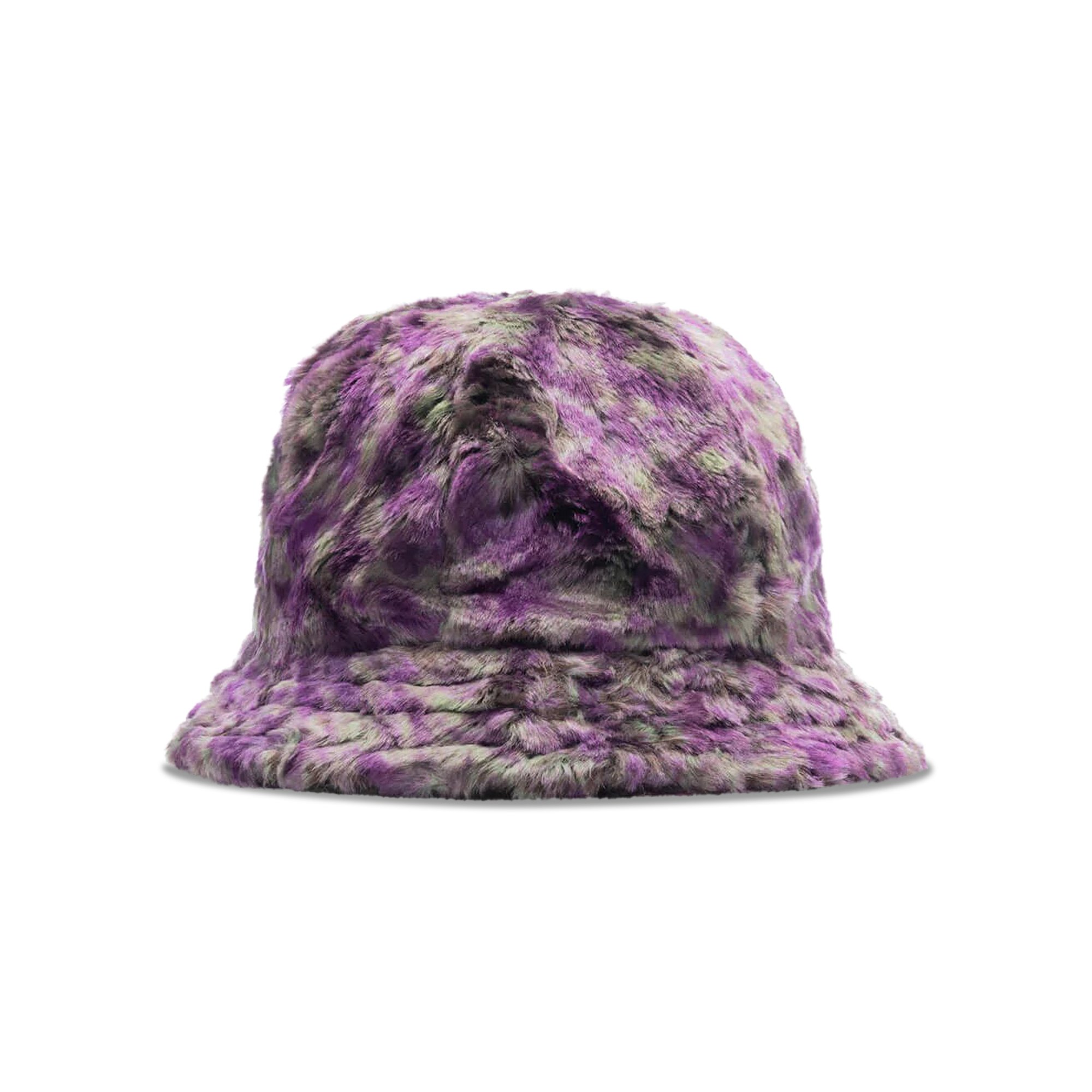 Buy Needles Uneven Printed Faux Fur Bermuda Hat 'Purple/Green