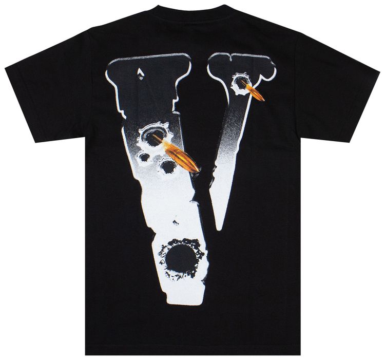 Vlone x Pop Smoke Hawk Em Tee Black