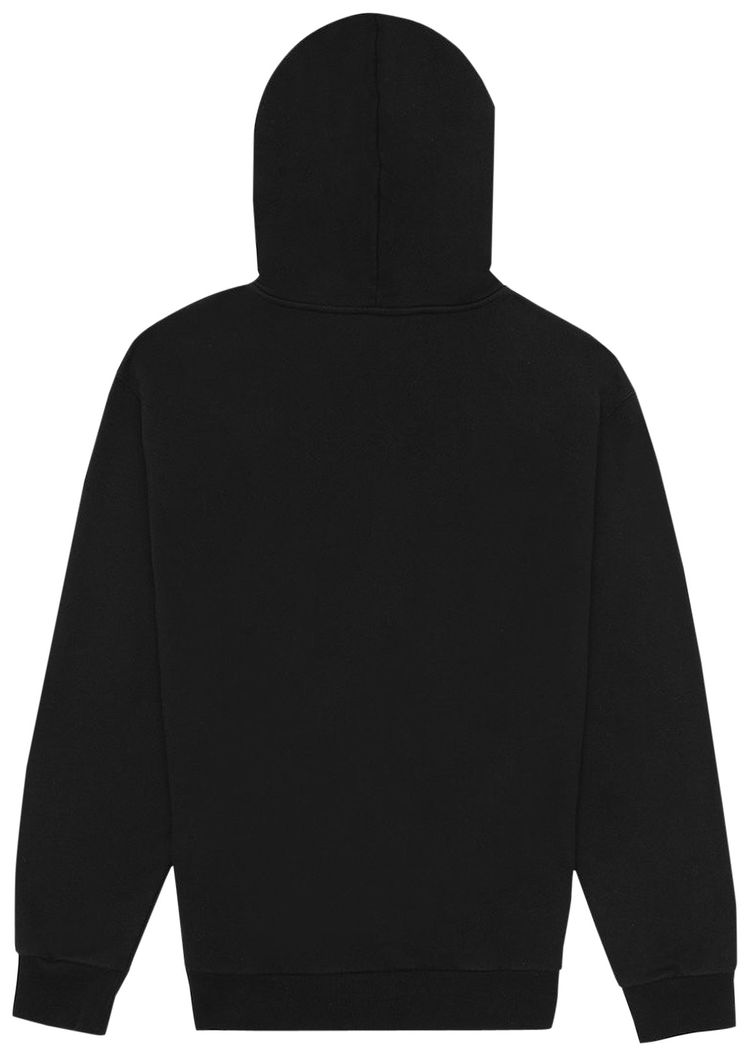 Palm Angels Los Angeles Sprayed Logo Hoodie BlackYellow