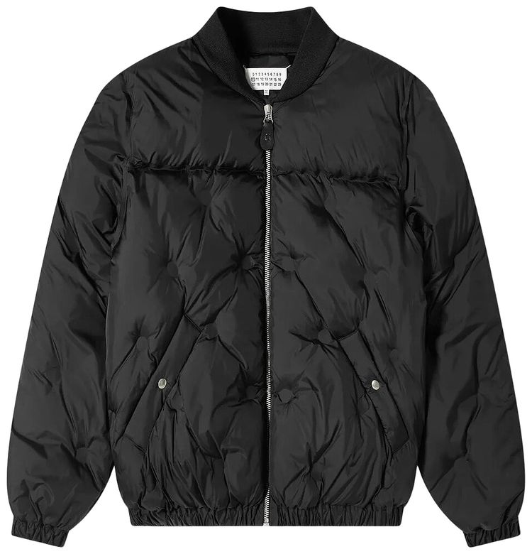 Maison Margiela Glam Slam Padded Bomber Jacket Black