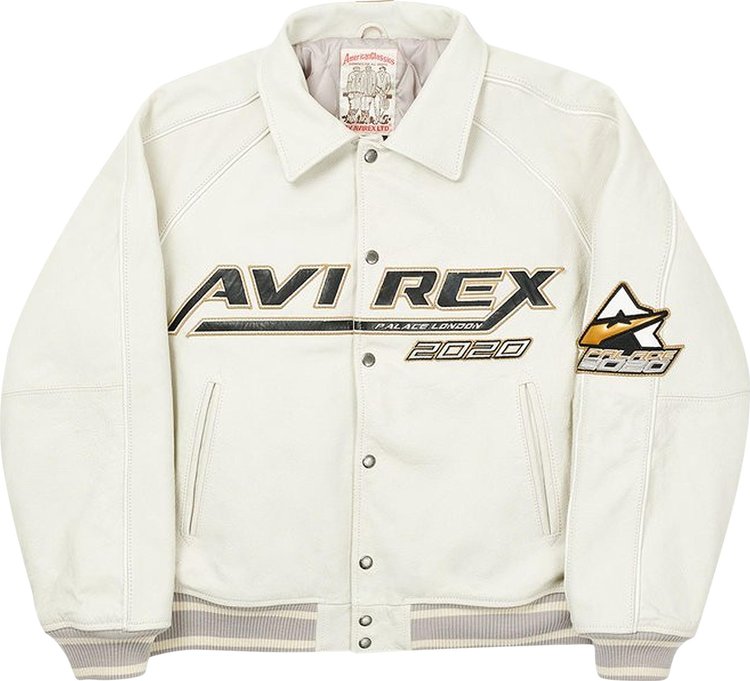 Palace Avirex No Snakes Jacket White