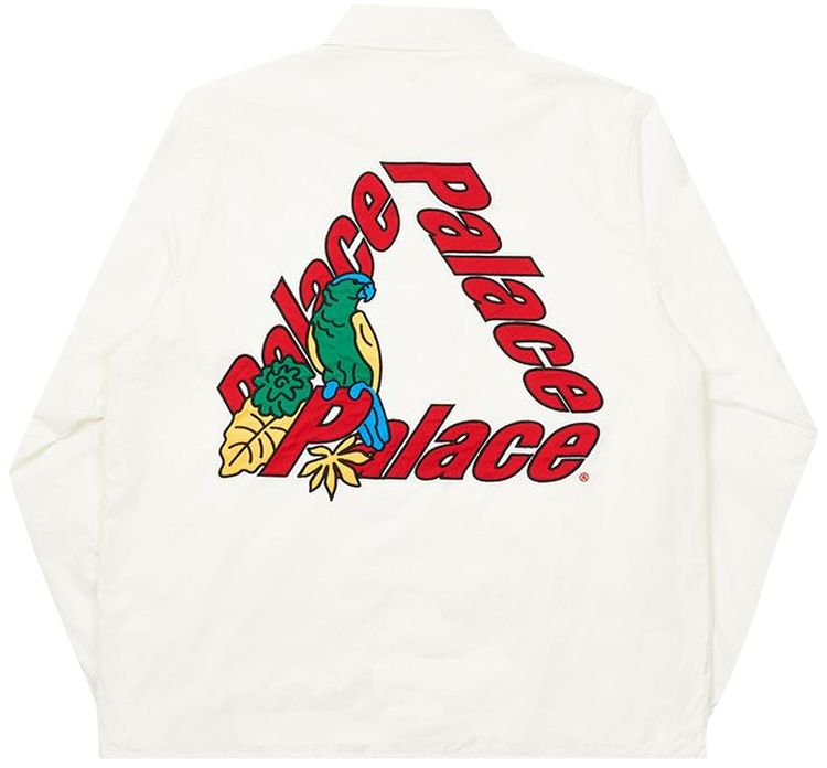 Palace Parrot Palace 3 Coach Jacket White