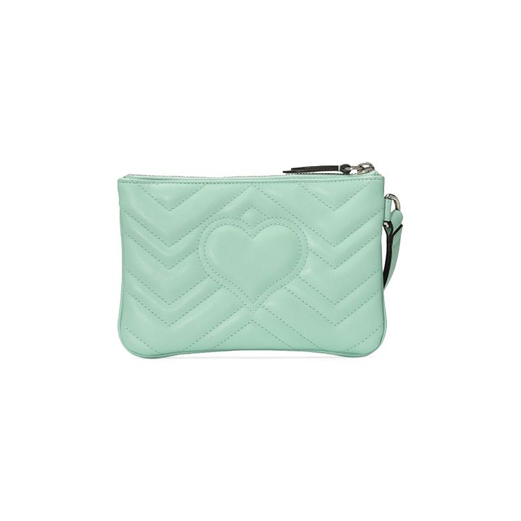 Gucci GG Marmont Wrist Wallet Pastel Green