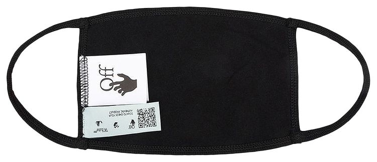Off White Stencil Mask BlackWhite