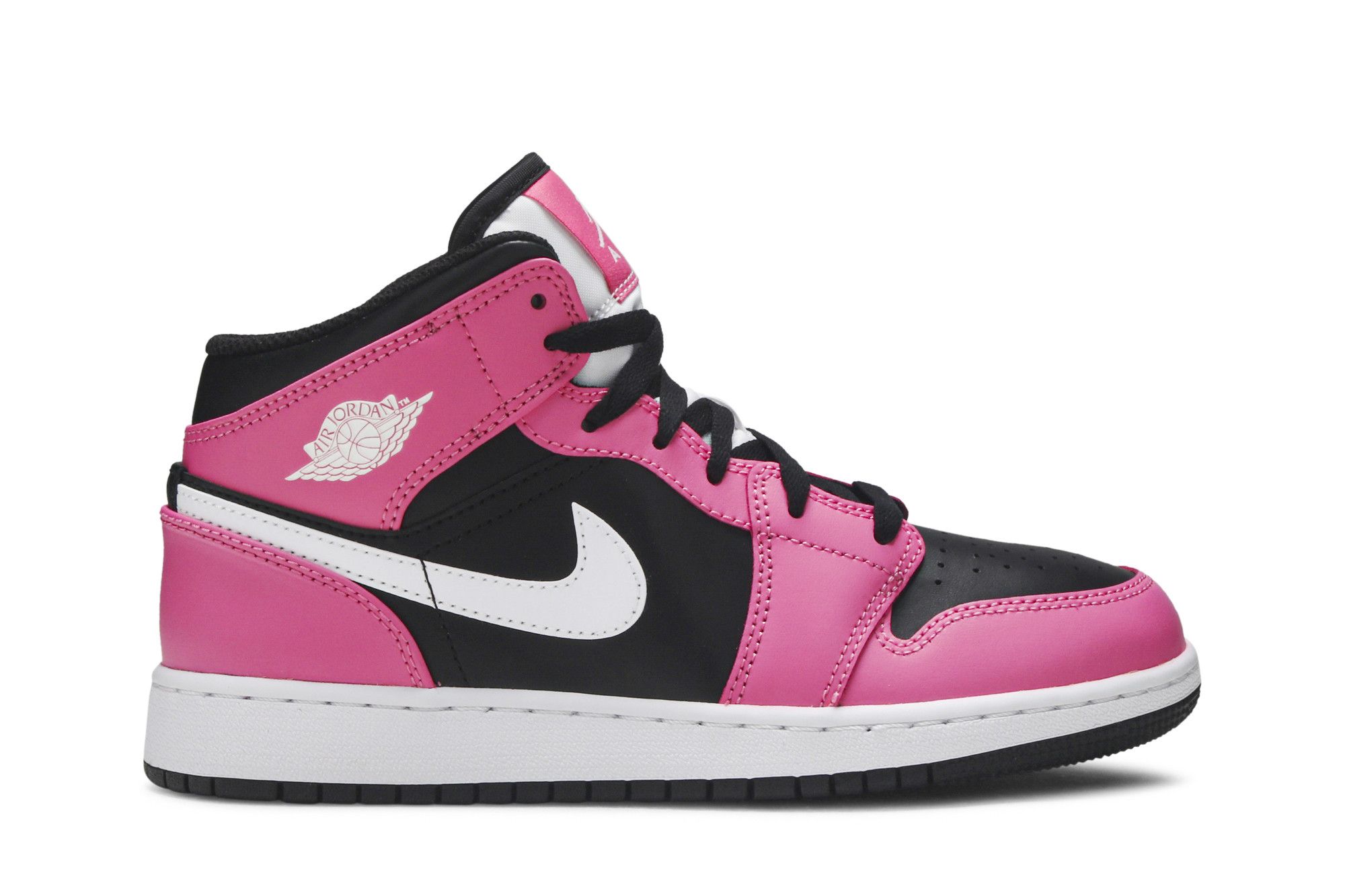 Air jordan pink and store black