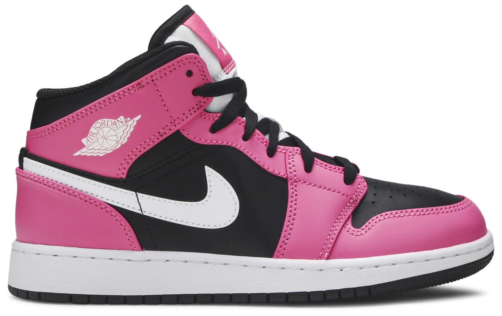 air jordans 1 pink and black