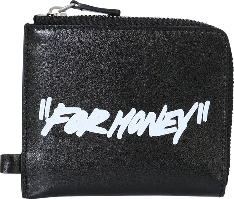 Off-White Quote Chain Wallet 'Black'