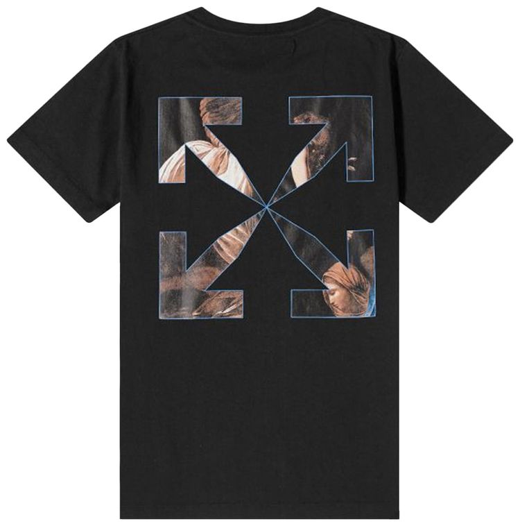 Off White Caravaggio Angel Short Sleeve Slim Tee Black