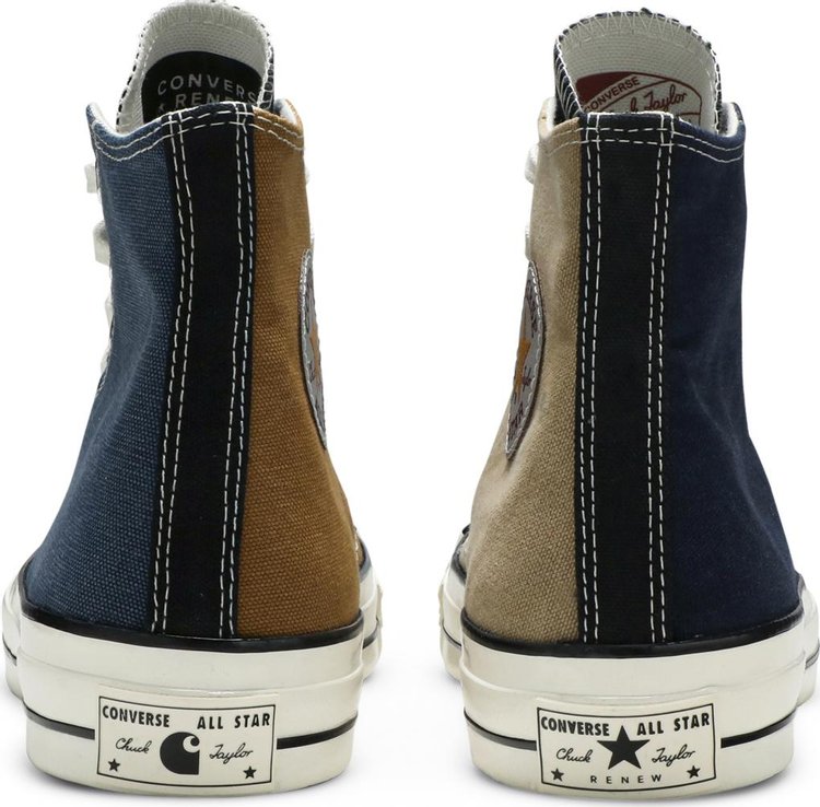 Carhartt WIP x Renew Chuck 70 High Navy Brown