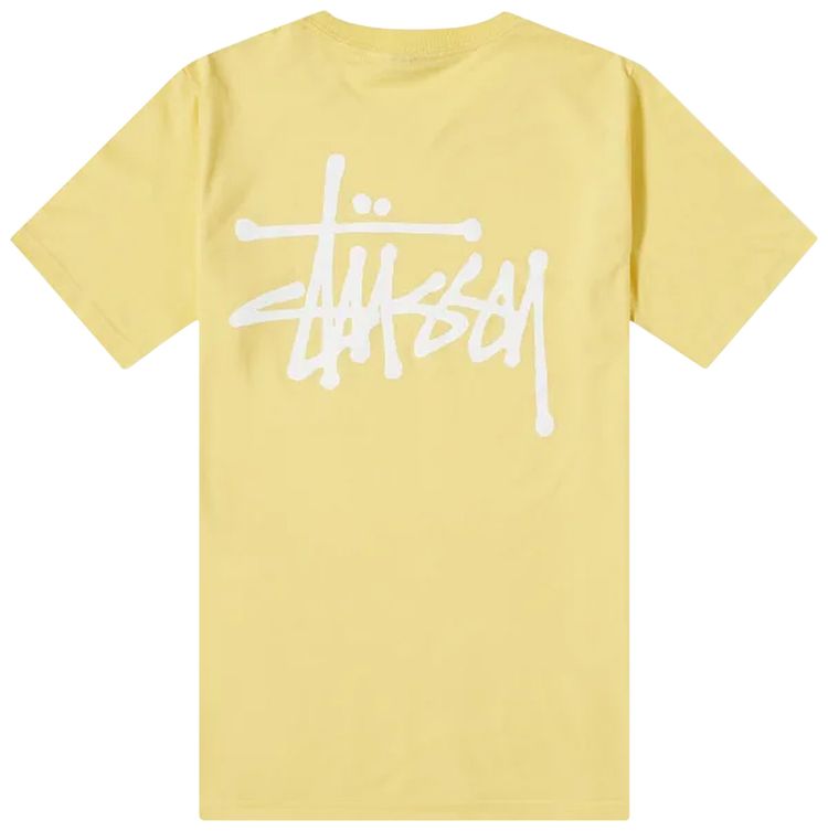 Stussy Basic Stussy Tee Yellow
