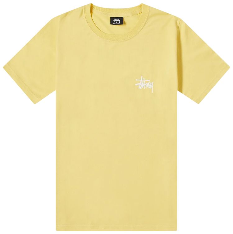 Stussy Basic Stussy Tee Yellow