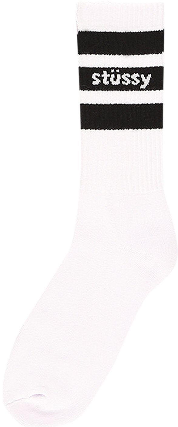 Stussy Sport Crew Socks White