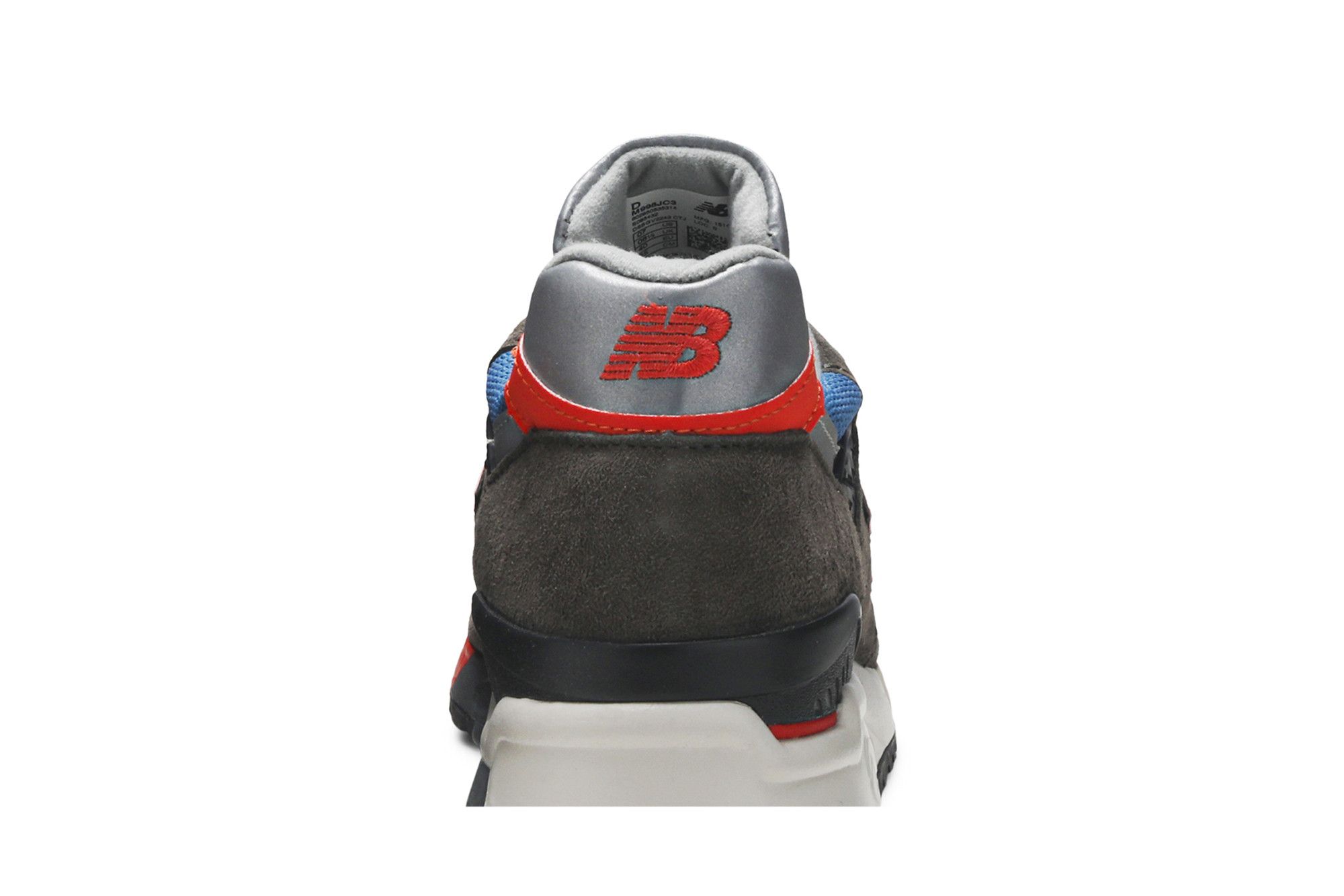 Buy J. Crew x New Balance 998 Made in USA 'Grey Blue Orange