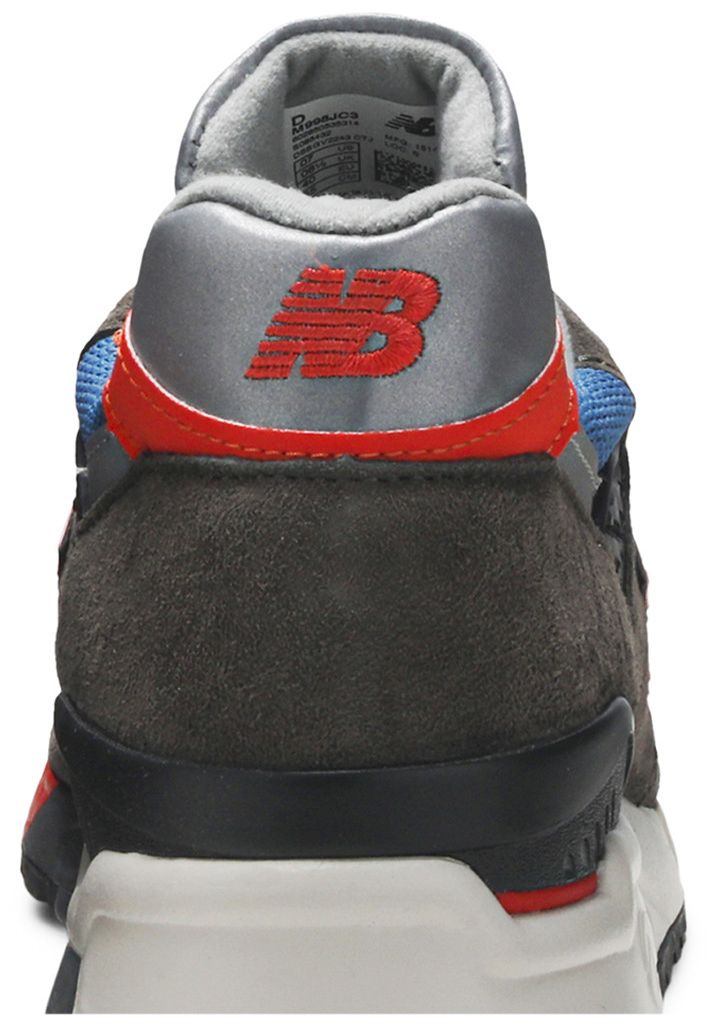 J Crew x New Balance 998 Made in USA Grey Blue Orange