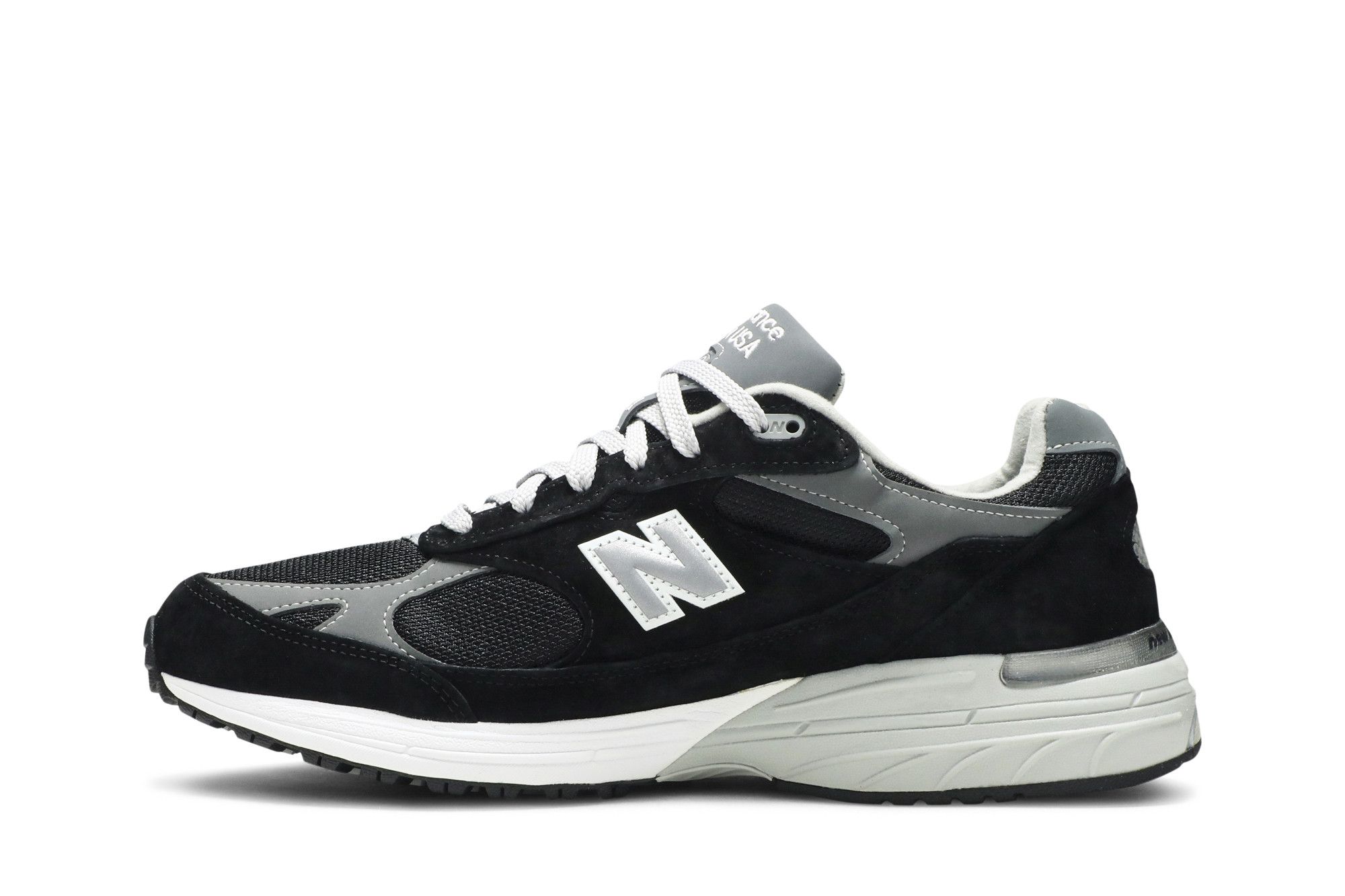 Buy 993 Made In USA 'Black White' - MR993BK | GOAT