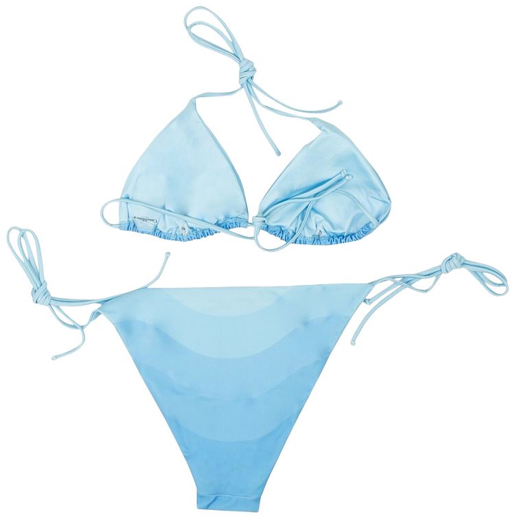 Casablanca Gradient Bikini Swimsuit Light Blue