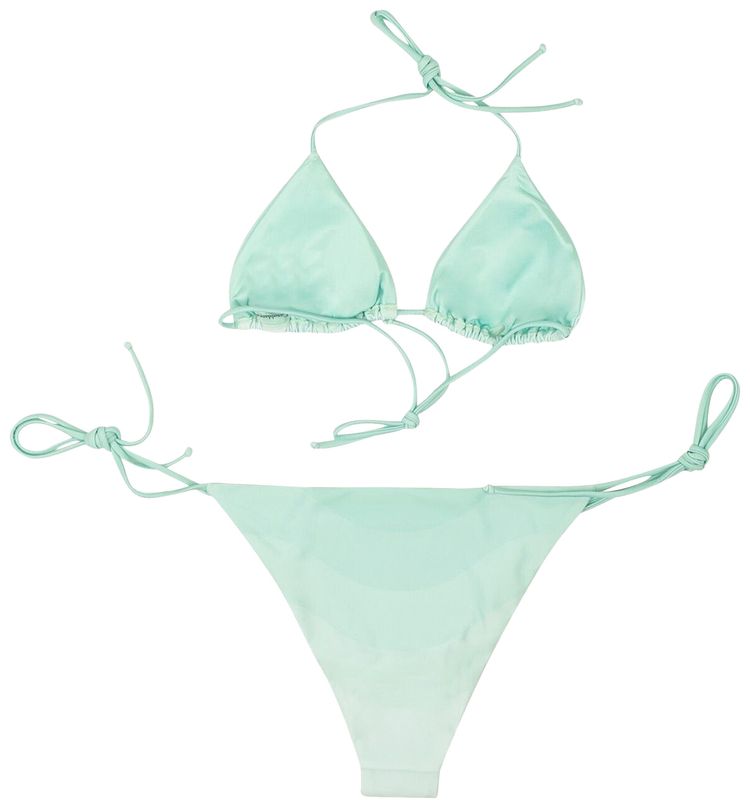 Casablanca Gradient Bikini Swimsuit Mint Green