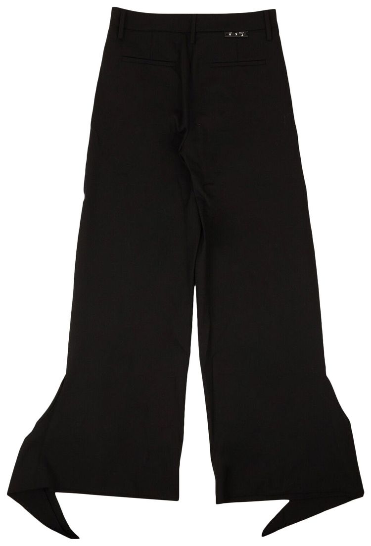 Off White Bandana Formal Pants Black