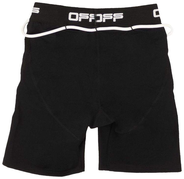 Off White Active Logo Cycling Shorts Black