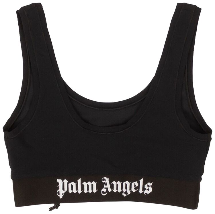 Palm Angels Classic Logo Sports Bra Black