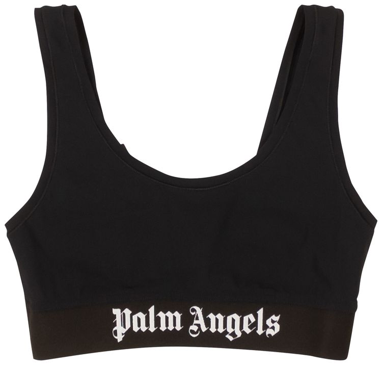 Palm Angels Classic Logo Sports Bra Black