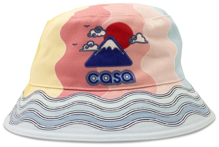 Casablanca Bucket Hat Multicolor