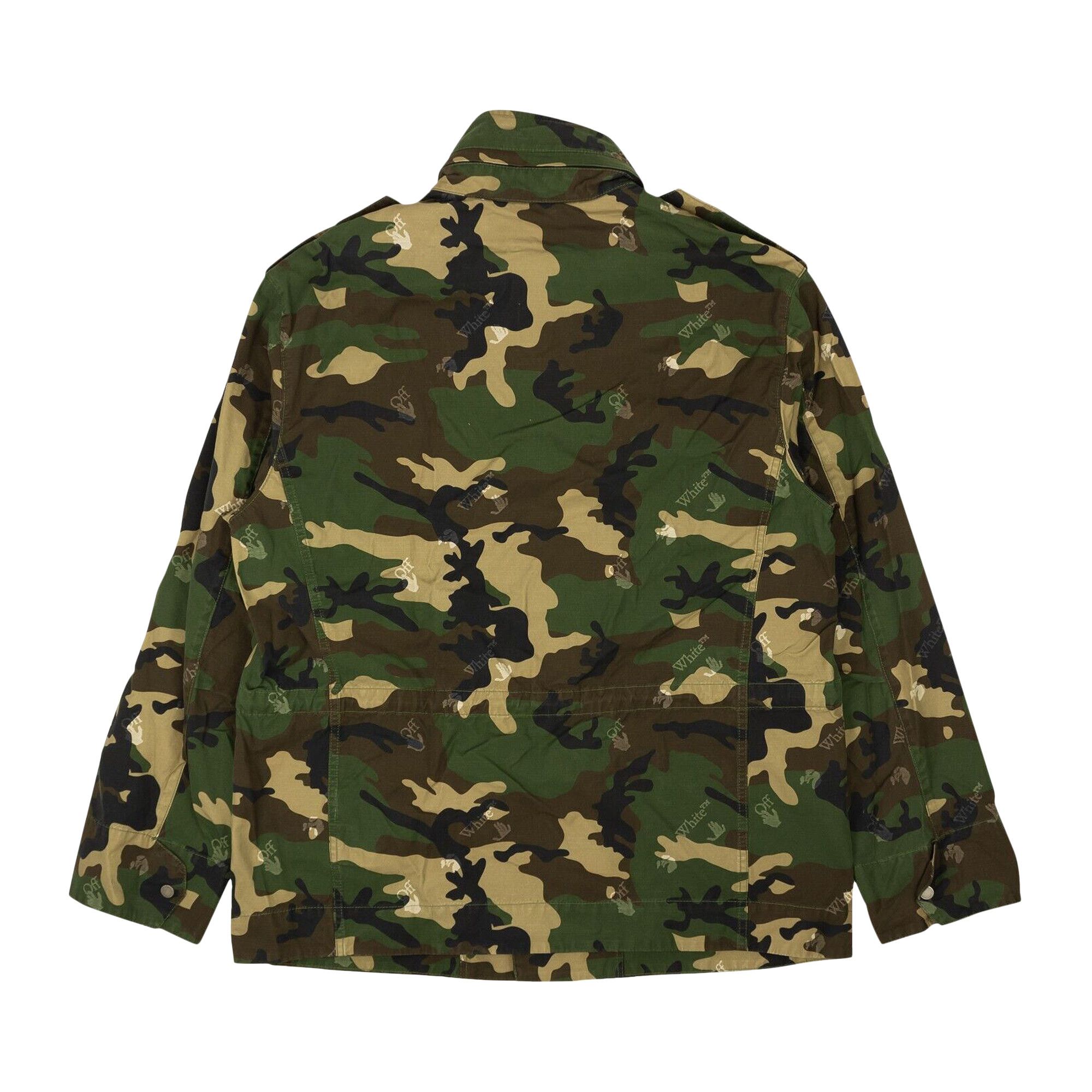 Jacket camo off white top