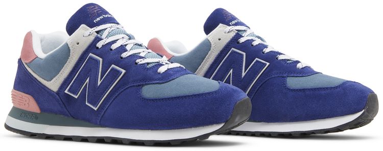 New Balance 574 Navy Natural Pink
