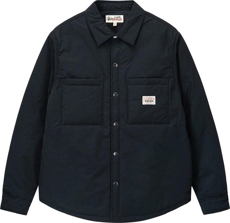 Stussy Padded Tech Over Shirt Black