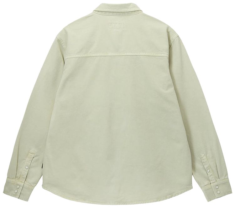 Stussy Double Dye Western Shirt Cream