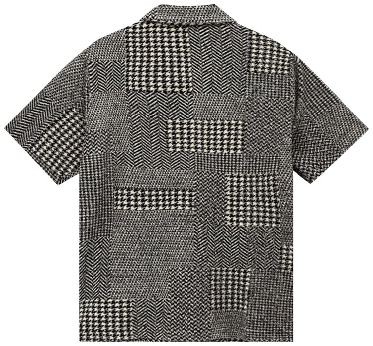 Stussy Mixed Pattern Jersey Shirt Grey